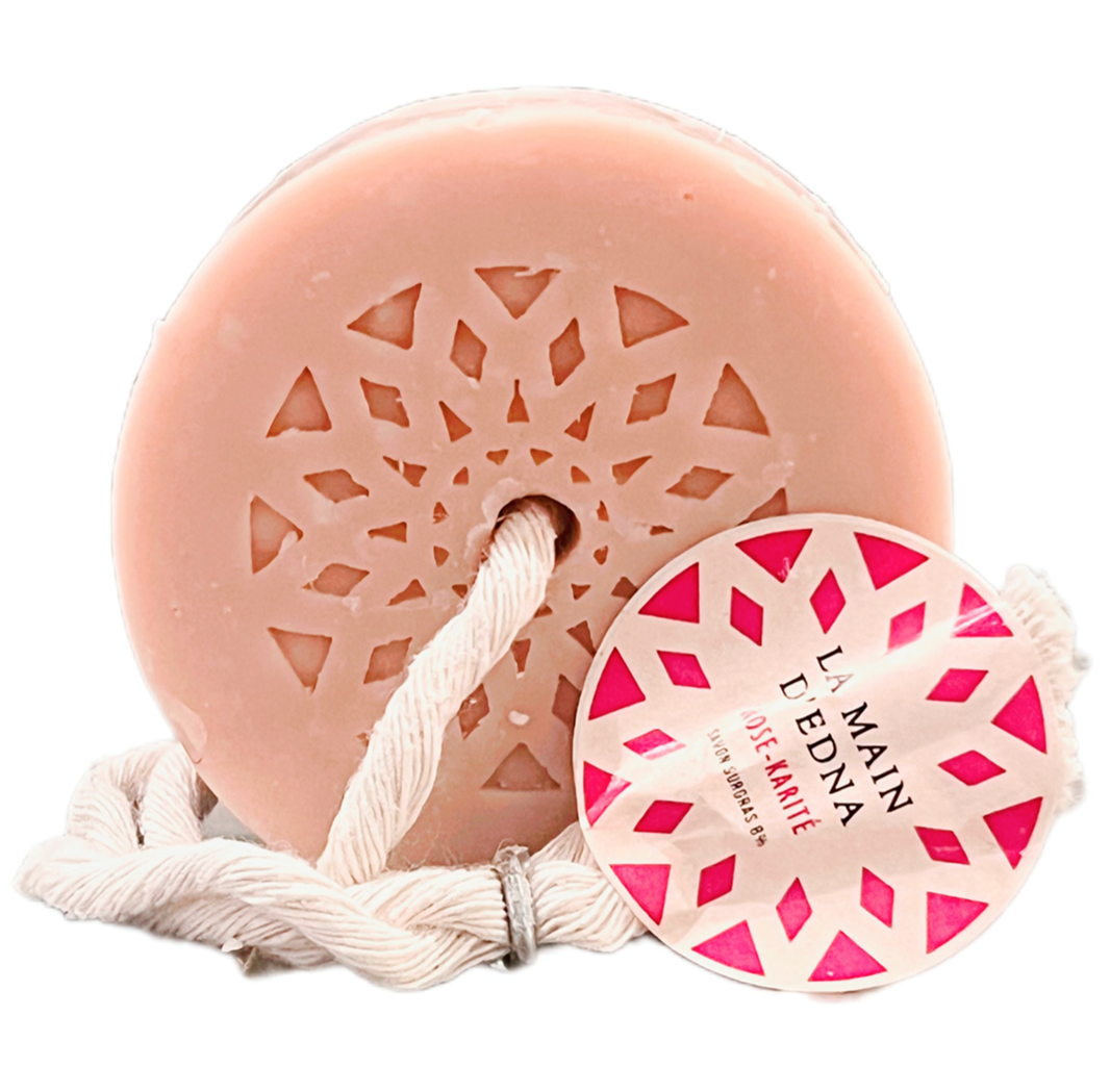 Savon surgras 8 % "Rose-karité"