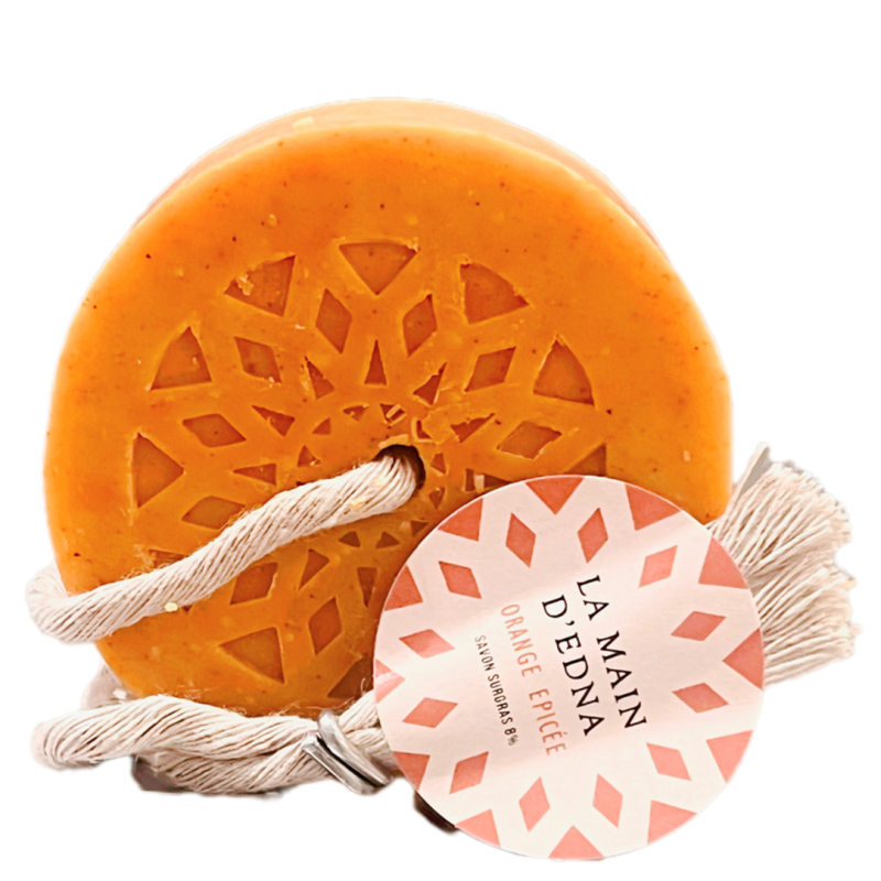 Savon surgras 8 % "Orange épicée"