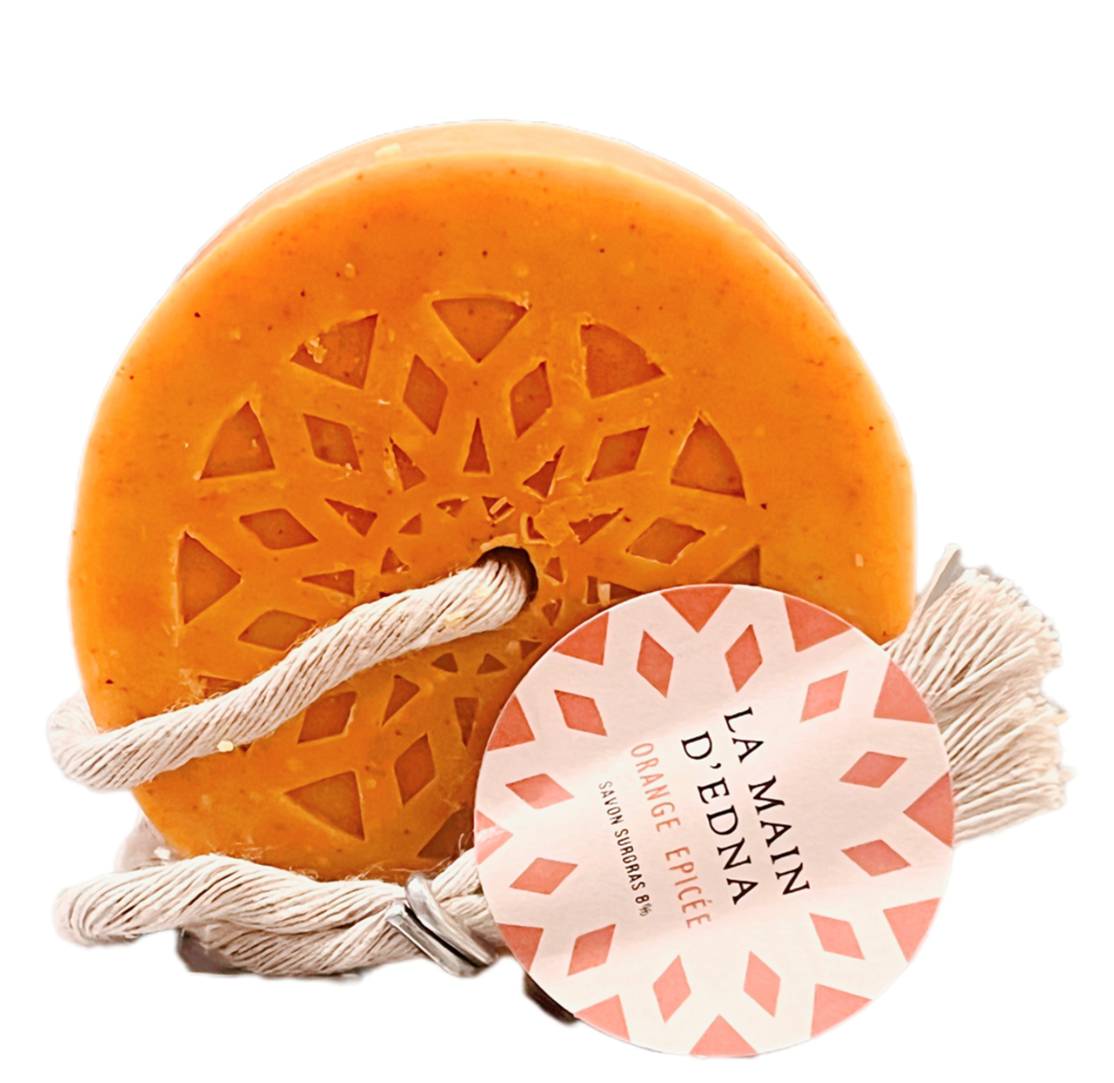Savon surgras 8 % "Orange épicée"